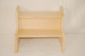 unfinished step stool toddler wooden