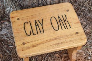 handmade personalized stepping stool