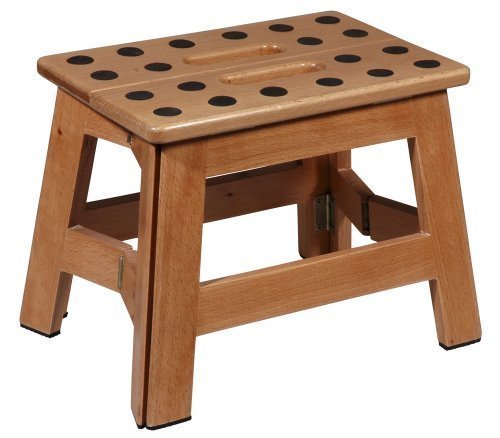 collapsible wooden step stools for the kitchen