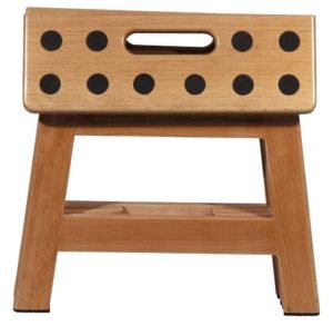 foldable wooden step stool for the kitchen